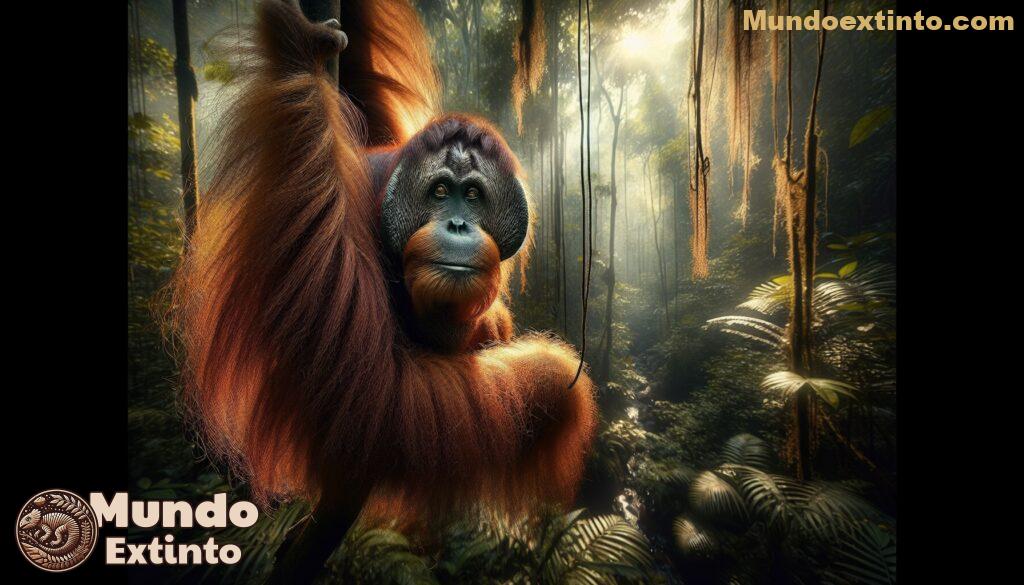 El orangután de Borneo (Borneo): hábitat y conservación